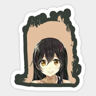 anime girl Sticker